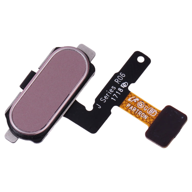 For Galaxy J7 (2017) SM-J730F/DS SM-J730/DS Fingerprint Sensor Flex Cable(Pink) - Flex Cable by buy2fix | Online Shopping UK | buy2fix