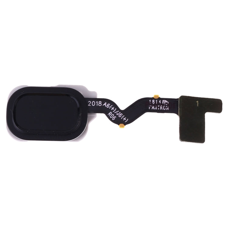 For Galaxy J6 (2018) SM-J600F/DS SM-J600G/DS Fingerprint Sensor Flex Cable(Black) - Flex Cable by buy2fix | Online Shopping UK | buy2fix