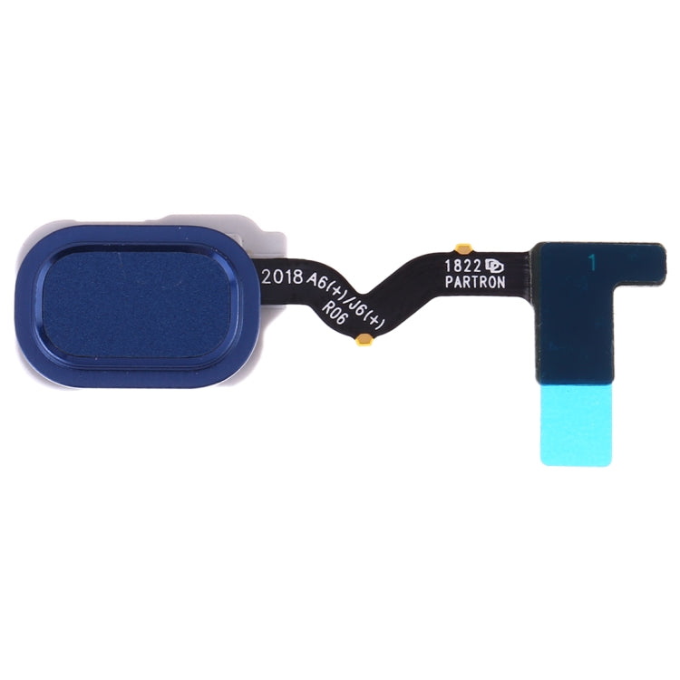 For Galaxy J6 (2018) SM-J600F/DS SM-J600G/DS Fingerprint Sensor Flex Cable(Blue) - Flex Cable by buy2fix | Online Shopping UK | buy2fix