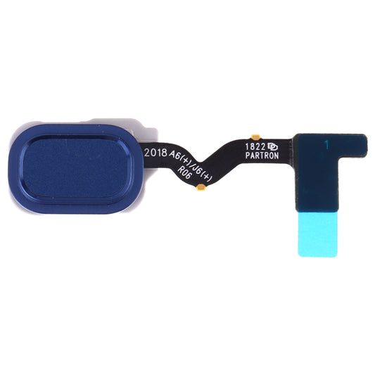 For Galaxy J6 (2018) SM-J600F/DS SM-J600G/DS Fingerprint Sensor Flex Cable(Blue) - Flex Cable by buy2fix | Online Shopping UK | buy2fix