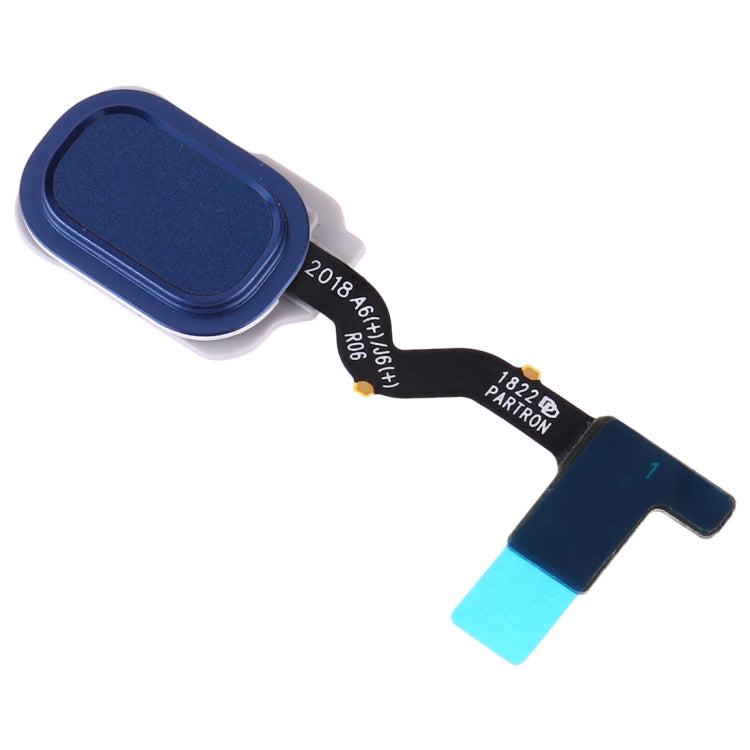 For Galaxy J6 (2018) SM-J600F/DS SM-J600G/DS Fingerprint Sensor Flex Cable(Blue) - Flex Cable by buy2fix | Online Shopping UK | buy2fix