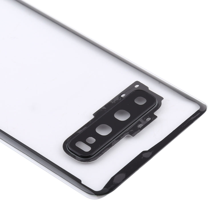 For Samsung Galaxy S10 G973F/DS G973U G973 SM-G973 Transparent Battery Back Cover with Camera Lens Cover (Transparent) - Back Cover by buy2fix | Online Shopping UK | buy2fix