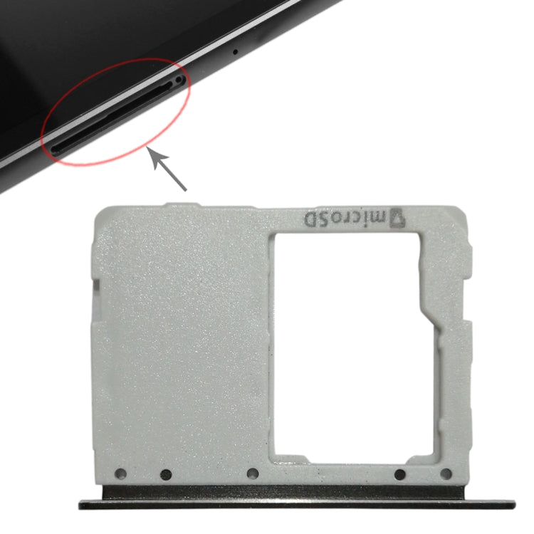 For Galaxy Tab S3 9.7 / T820 (WiFi Version) Micro SD Card Tray (Black) - Card Tray by buy2fix | Online Shopping UK | buy2fix