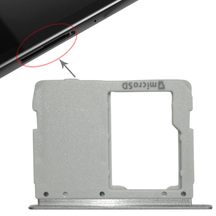 For Galaxy Tab S3 9.7 / T820 (WiFi Version) Micro SD Card Tray (Silver) - Card Tray by buy2fix | Online Shopping UK | buy2fix