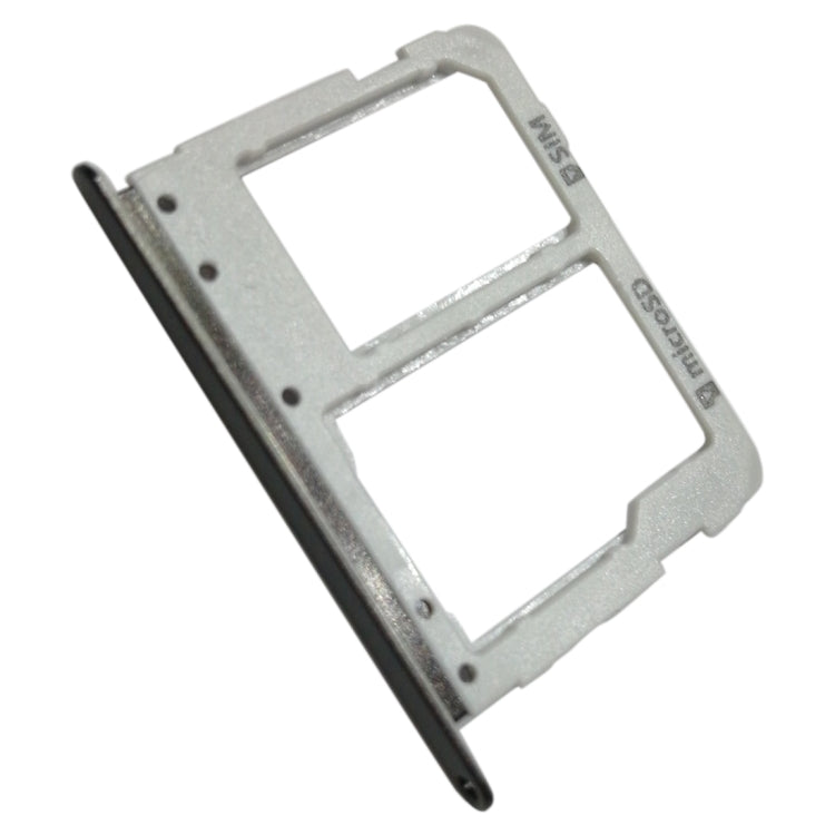 For Galaxy Tab S3 9.7 / T825 (3G Version) SIM Card Tray + Micro SD Card Tray (Black) - Card Tray by buy2fix | Online Shopping UK | buy2fix