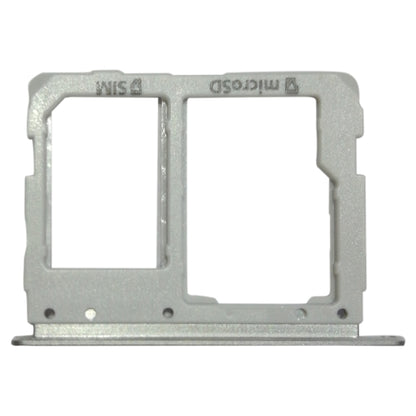 For Galaxy Tab S3 9.7 / T825 (3G Version) SIM Card Tray + Micro SD Card Tray (Silver) - Card Tray by buy2fix | Online Shopping UK | buy2fix