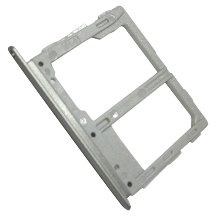 For Galaxy Tab S3 9.7 / T825 (3G Version) SIM Card Tray + Micro SD Card Tray (Silver) - Card Tray by buy2fix | Online Shopping UK | buy2fix
