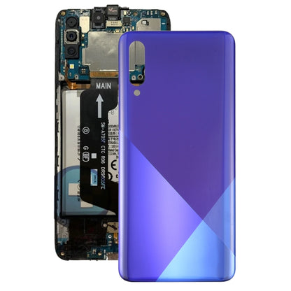 For Samsung Galaxy A30s Battery Back Cover (Purple) - Back Cover by buy2fix | Online Shopping UK | buy2fix