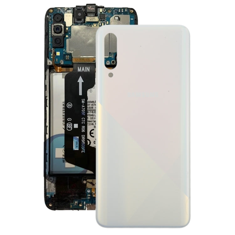 For Samsung Galaxy A30s Battery Back Cover (White) - Back Cover by buy2fix | Online Shopping UK | buy2fix