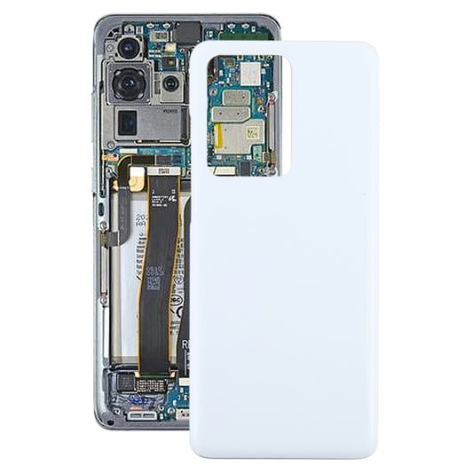 For Samsung Galaxy S20 Ultra Battery Back Cover (White) - Back Cover by buy2fix | Online Shopping UK | buy2fix