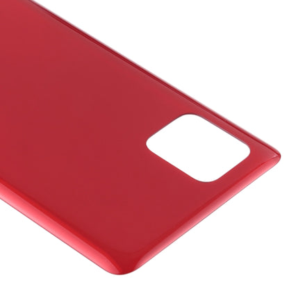 For Samsung Galaxy A91 Battery Back Cover (Red) - Back Cover by buy2fix | Online Shopping UK | buy2fix