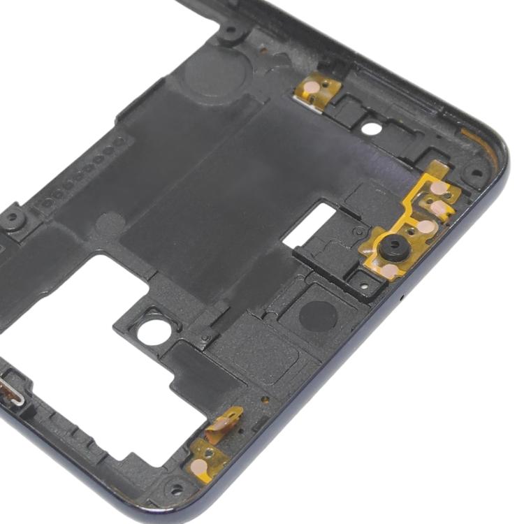 For Samsung Galaxy A51  Middle Frame Bezel Plate (Black) - Frame Bezel Plate by buy2fix | Online Shopping UK | buy2fix