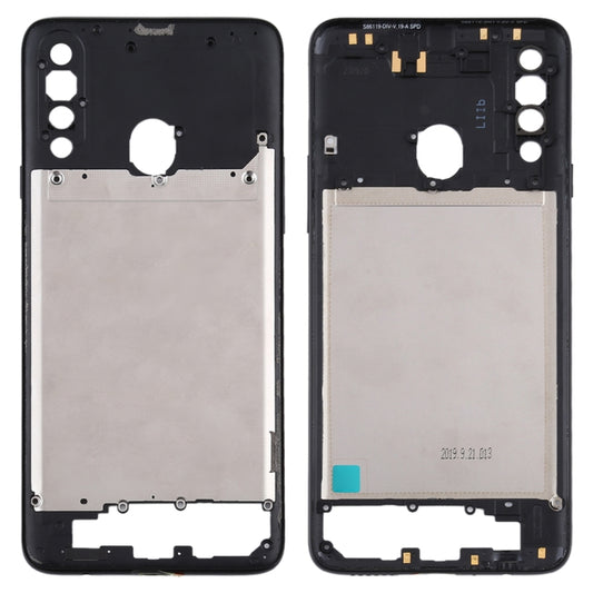 For Samsung Galaxy A20s  Middle Frame Bezel Plate (Black) - Frame Bezel Plate by buy2fix | Online Shopping UK | buy2fix
