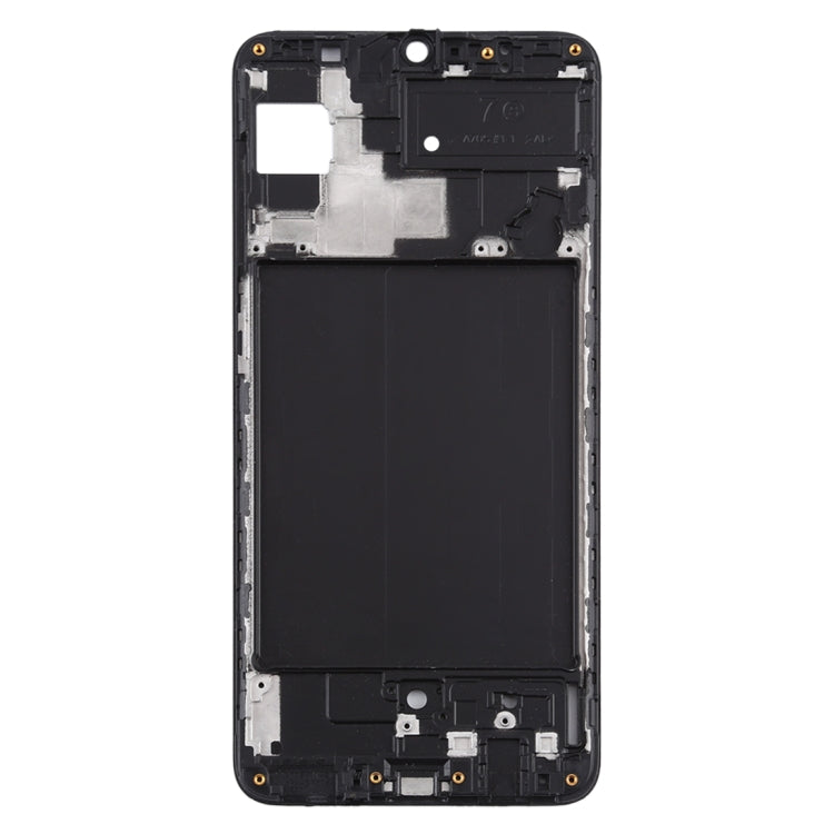 For Samsung Galaxy A70s  Front Housing LCD Frame Bezel Plate (Black) - Frame Bezel Plate by buy2fix | Online Shopping UK | buy2fix