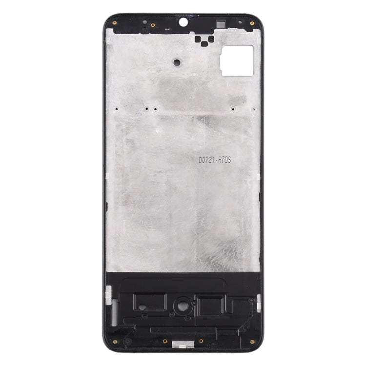 For Samsung Galaxy A70s  Front Housing LCD Frame Bezel Plate (Black) - Frame Bezel Plate by buy2fix | Online Shopping UK | buy2fix