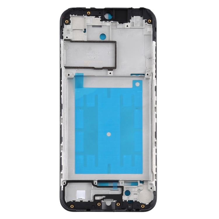 For Samsung Galaxy A01  Front Housing LCD Frame Bezel Plate (Black) - Frame Bezel Plate by buy2fix | Online Shopping UK | buy2fix