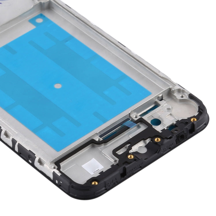 For Samsung Galaxy A01  Front Housing LCD Frame Bezel Plate (Black) - Frame Bezel Plate by buy2fix | Online Shopping UK | buy2fix