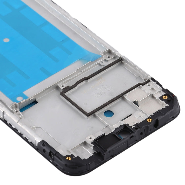 For Samsung Galaxy A01  Front Housing LCD Frame Bezel Plate (Black) - Frame Bezel Plate by buy2fix | Online Shopping UK | buy2fix