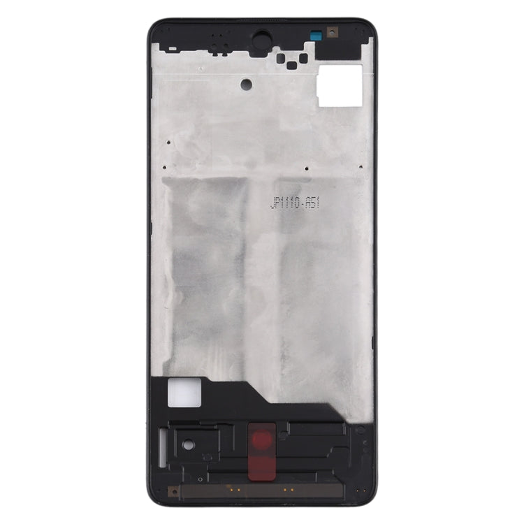 For Samsung Galaxy A51  Front Housing LCD Frame Bezel Plate (Black) - Frame Bezel Plate by buy2fix | Online Shopping UK | buy2fix