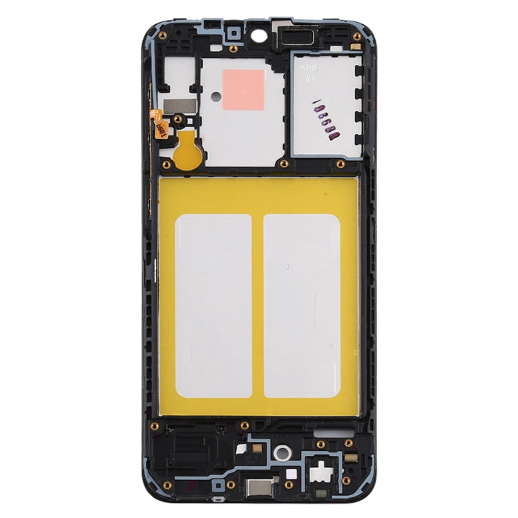 For Samsung Galaxy A10e Front Housing LCD Frame Bezel Plate (Black) - Frame Bezel Plate by buy2fix | Online Shopping UK | buy2fix