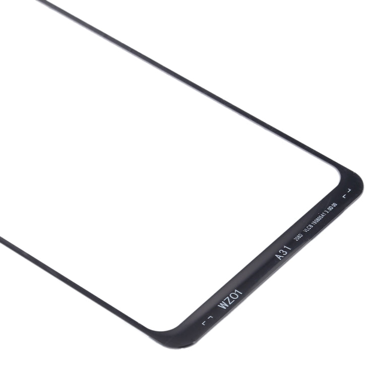 For Samsung Galaxy A31 Front Screen Outer Glass Lens (Black) - Outer Glass Lens by buy2fix | Online Shopping UK | buy2fix