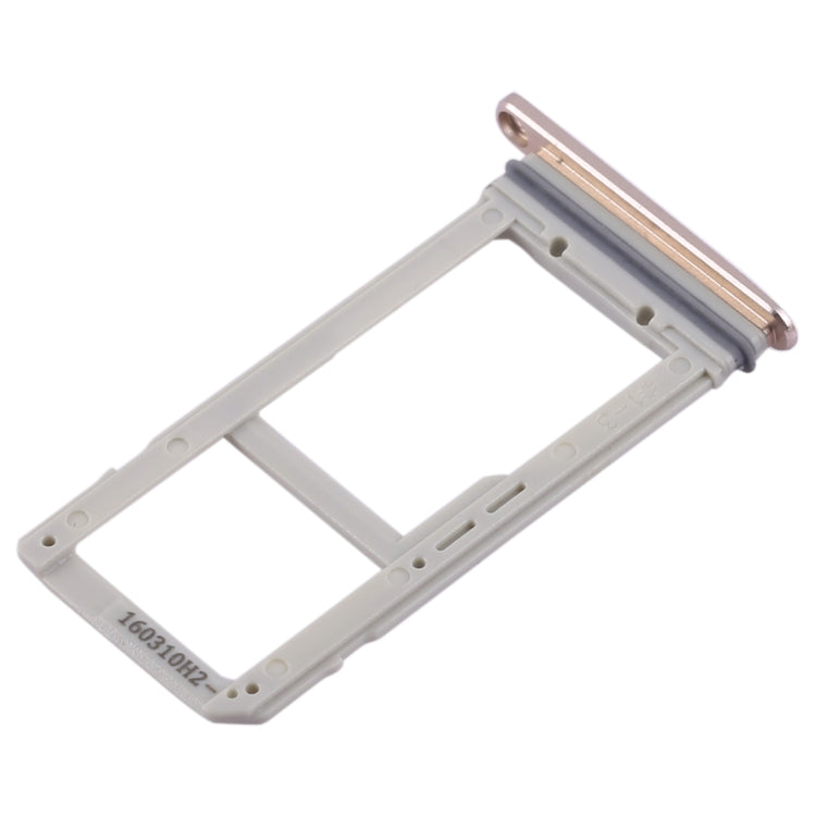 For Galaxy S7 Edge 2 SIM Card Tray / Micro SD Card Tray (Gold) - Card Tray by buy2fix | Online Shopping UK | buy2fix