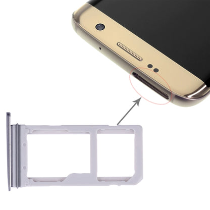 For Galaxy S7 Edge 2 SIM Card Tray / Micro SD Card Tray (Blue) - Card Tray by buy2fix | Online Shopping UK | buy2fix