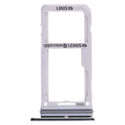 For Galaxy S8 / S8+ 2 SIM Card Tray / Micro SD Card Tray (Black) - Card Tray by buy2fix | Online Shopping UK | buy2fix