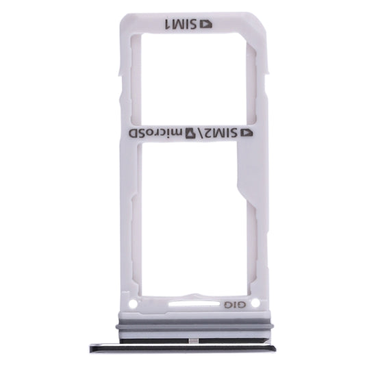 For Galaxy S8 / S8+ 2 SIM Card Tray / Micro SD Card Tray (Black) - Card Tray by buy2fix | Online Shopping UK | buy2fix
