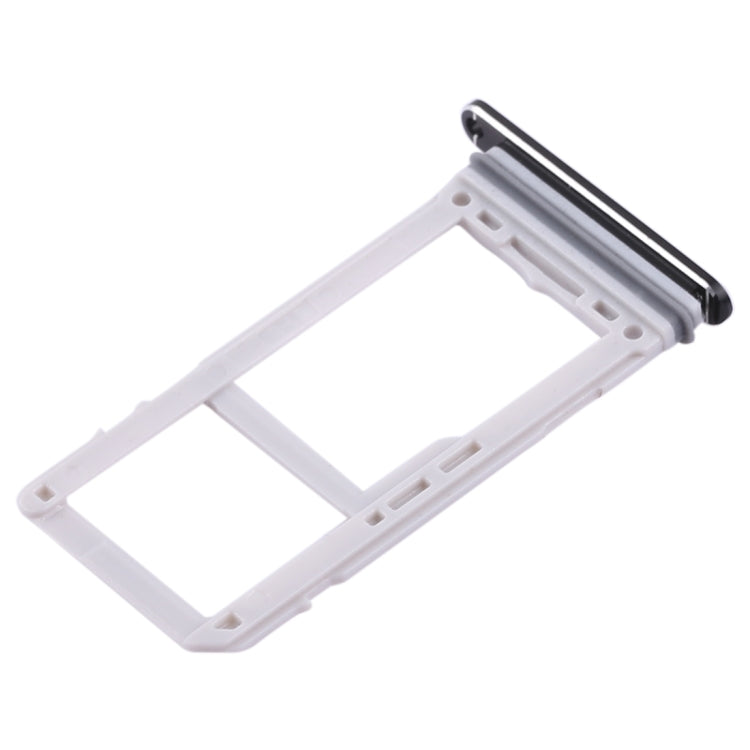For Galaxy S8 / S8+ 2 SIM Card Tray / Micro SD Card Tray (Black) - Card Tray by buy2fix | Online Shopping UK | buy2fix