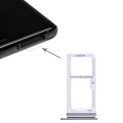 For Galaxy Note 8 2 SIM Card Tray / Micro SD Card Tray (Black) - Card Tray by buy2fix | Online Shopping UK | buy2fix
