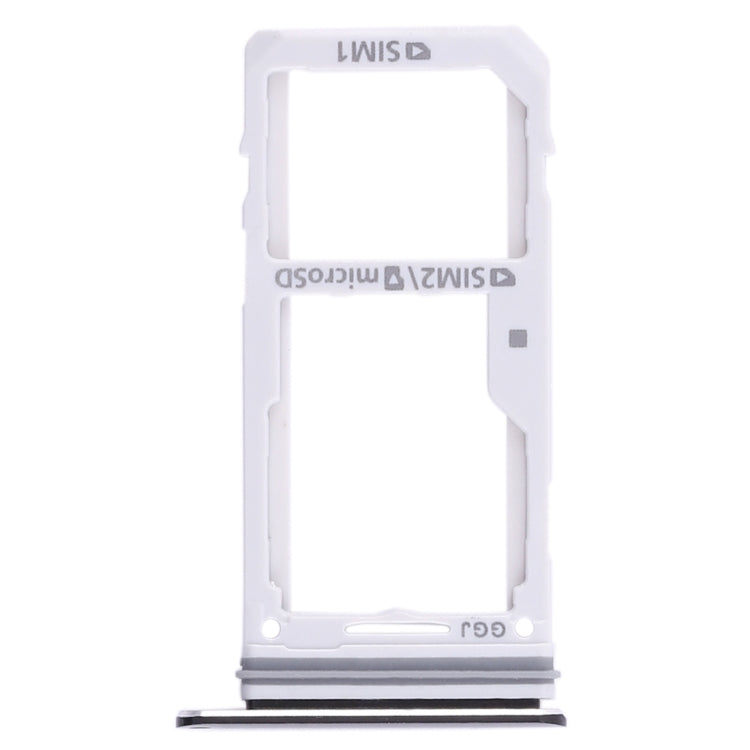 For Galaxy Note 8 2 SIM Card Tray / Micro SD Card Tray (Black) - Card Tray by buy2fix | Online Shopping UK | buy2fix