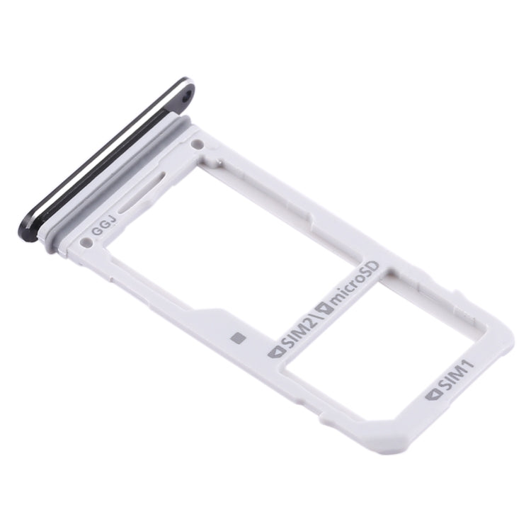 For Galaxy Note 8 2 SIM Card Tray / Micro SD Card Tray (Black) - Card Tray by buy2fix | Online Shopping UK | buy2fix