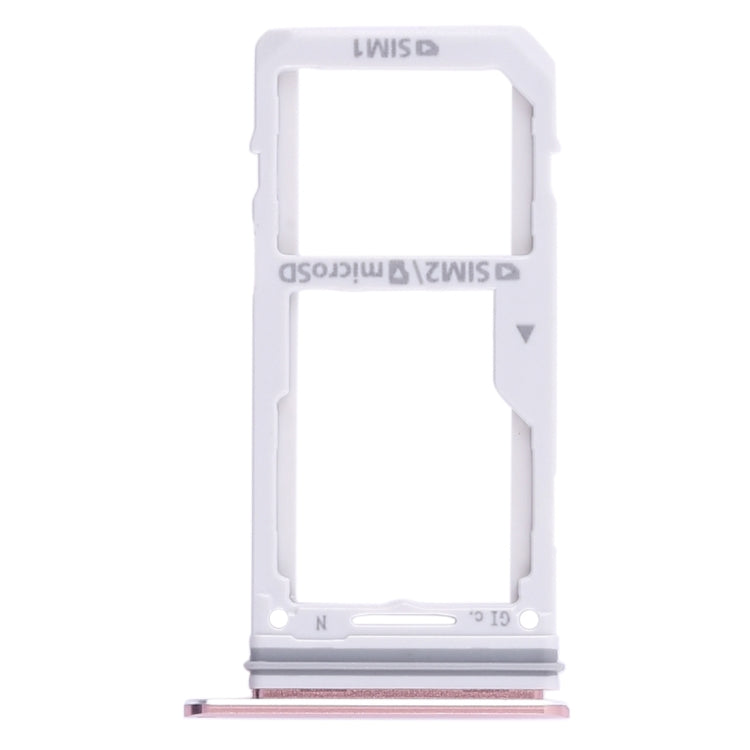 For Galaxy Note 8 2 SIM Card Tray / Micro SD Card Tray (Pink) - Card Tray by buy2fix | Online Shopping UK | buy2fix