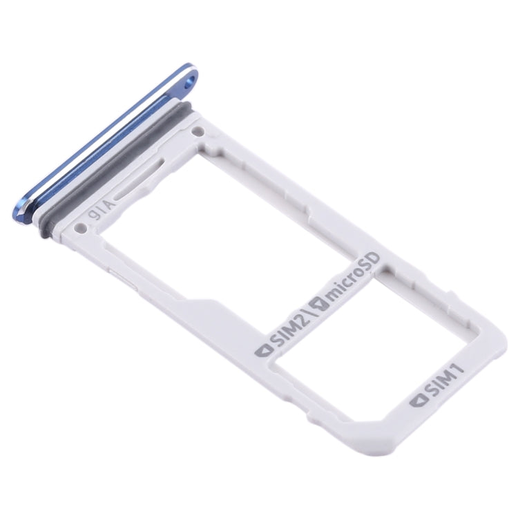 For Galaxy Note 8 2 SIM Card Tray / Micro SD Card Tray (Blue) - Card Tray by buy2fix | Online Shopping UK | buy2fix
