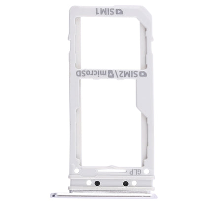 For Galaxy Note 8 2 SIM Card Tray / Micro SD Card Tray (Silver) - Card Tray by buy2fix | Online Shopping UK | buy2fix