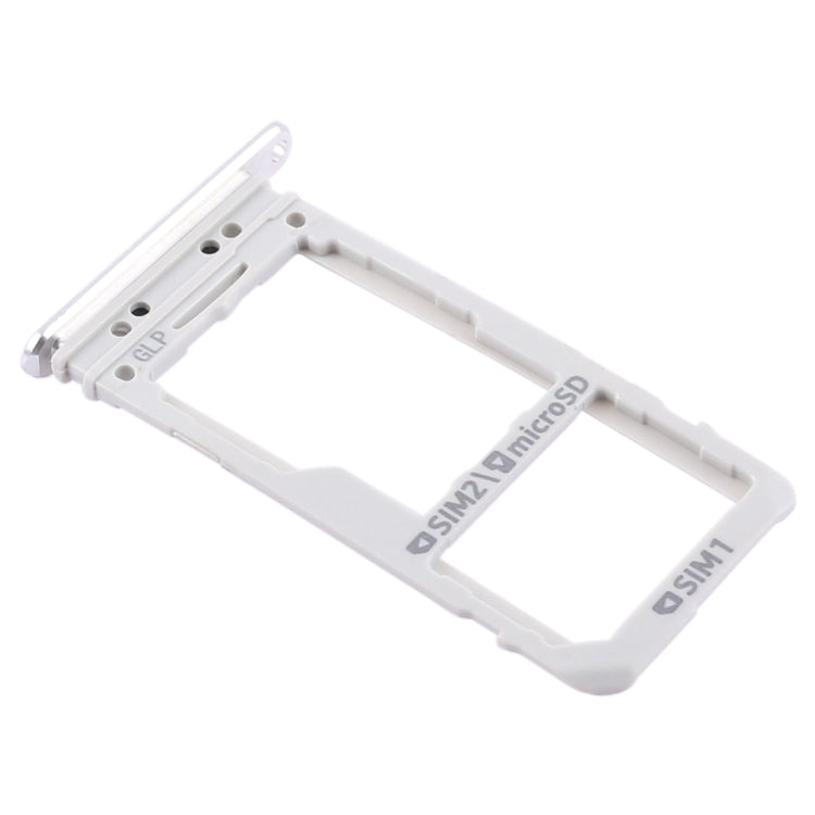 For Galaxy Note 8 2 SIM Card Tray / Micro SD Card Tray (Silver) - Card Tray by buy2fix | Online Shopping UK | buy2fix