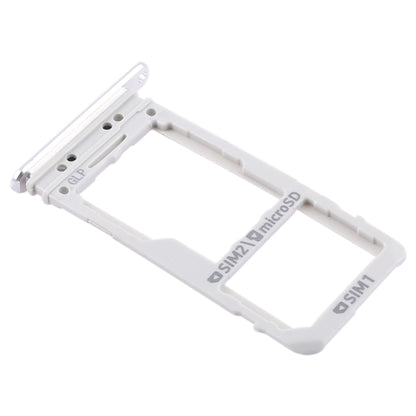 For Galaxy Note 8 2 SIM Card Tray / Micro SD Card Tray (Silver) - Card Tray by buy2fix | Online Shopping UK | buy2fix