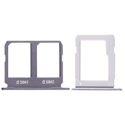 For Galaxy A9100 / A9 (2016) 2 SIM Card Tray + Micro SD Card Tray (Black) - Card Tray by buy2fix | Online Shopping UK | buy2fix