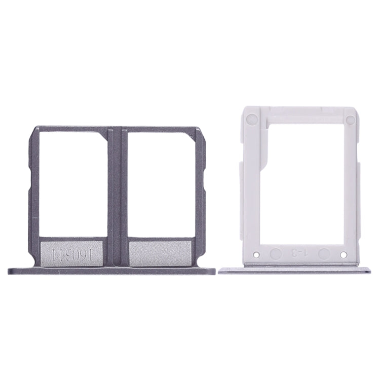 For Galaxy A9100 / A9 (2016) 2 SIM Card Tray + Micro SD Card Tray (Black) - Card Tray by buy2fix | Online Shopping UK | buy2fix