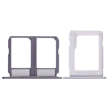 For Galaxy A9100 / A9 (2016) 2 SIM Card Tray + Micro SD Card Tray (Black) - Card Tray by buy2fix | Online Shopping UK | buy2fix