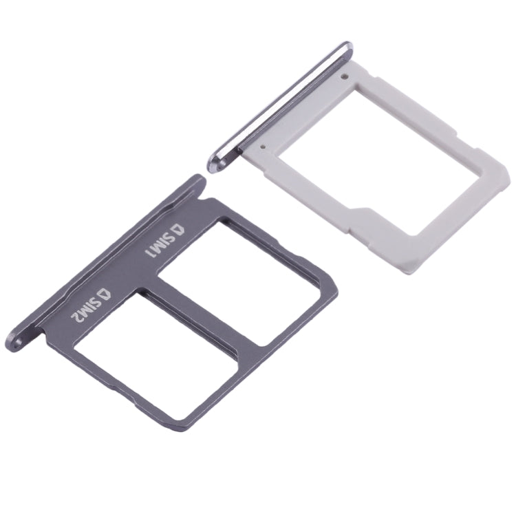For Galaxy A9100 / A9 (2016) 2 SIM Card Tray + Micro SD Card Tray (Black) - Card Tray by buy2fix | Online Shopping UK | buy2fix