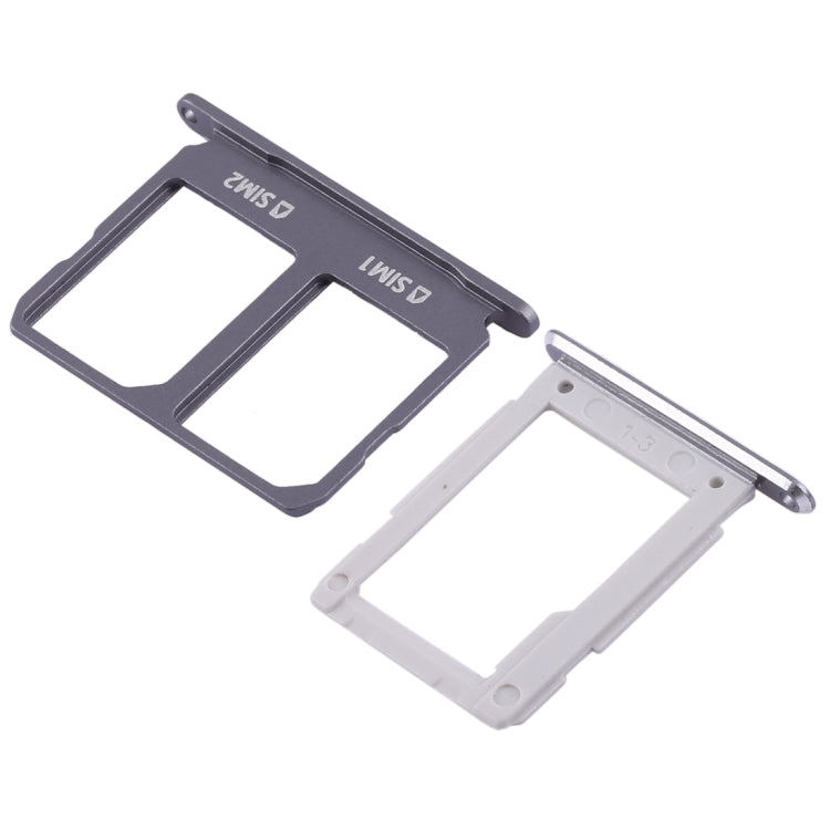 For Galaxy A9100 / A9 (2016) 2 SIM Card Tray + Micro SD Card Tray (Black) - Card Tray by buy2fix | Online Shopping UK | buy2fix