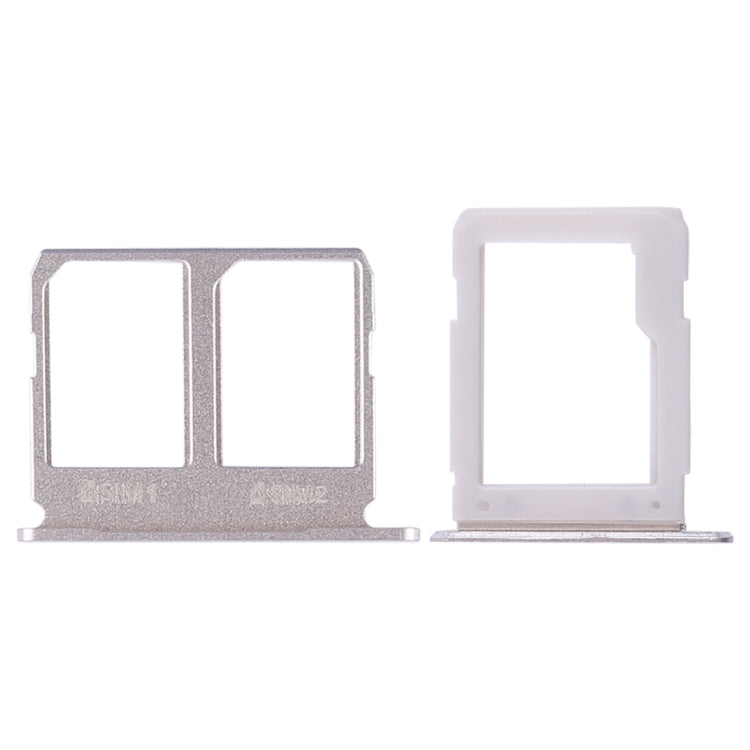 For Galaxy A9100 / A9 (2016) 2 SIM Card Tray + Micro SD Card Tray (Gold) - Card Tray by buy2fix | Online Shopping UK | buy2fix
