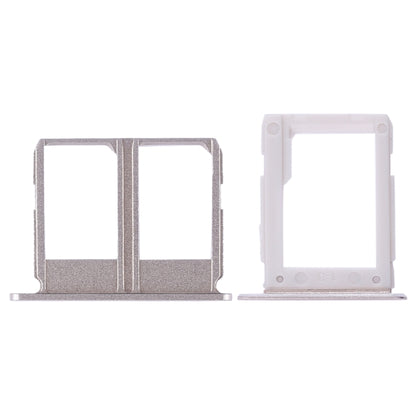 For Galaxy A9100 / A9 (2016) 2 SIM Card Tray + Micro SD Card Tray (Gold) - Card Tray by buy2fix | Online Shopping UK | buy2fix