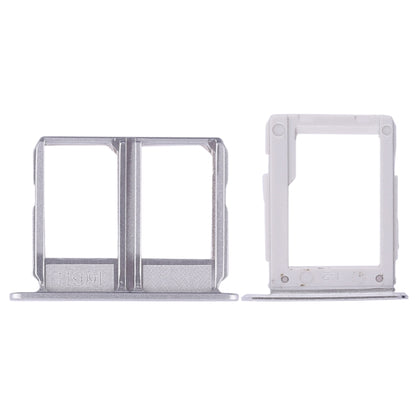 For Galaxy A9100 / A9 (2016) 2 SIM Card Tray + Micro SD Card Tray (White) - Card Tray by buy2fix | Online Shopping UK | buy2fix