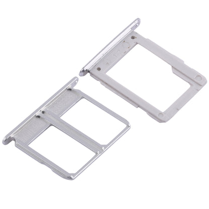 For Galaxy A9100 / A9 (2016) 2 SIM Card Tray + Micro SD Card Tray (White) - Card Tray by buy2fix | Online Shopping UK | buy2fix