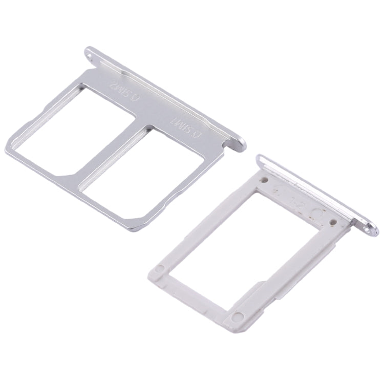 For Galaxy A9100 / A9 (2016) 2 SIM Card Tray + Micro SD Card Tray (White) - Card Tray by buy2fix | Online Shopping UK | buy2fix