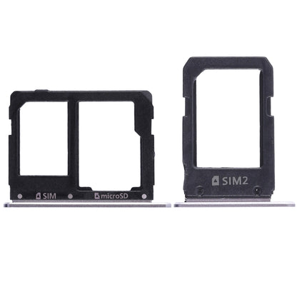 For Galaxy A5108 / A7108 2 SIM Card Tray + Micro SD Card Tray (Grey) - Card Tray by buy2fix | Online Shopping UK | buy2fix