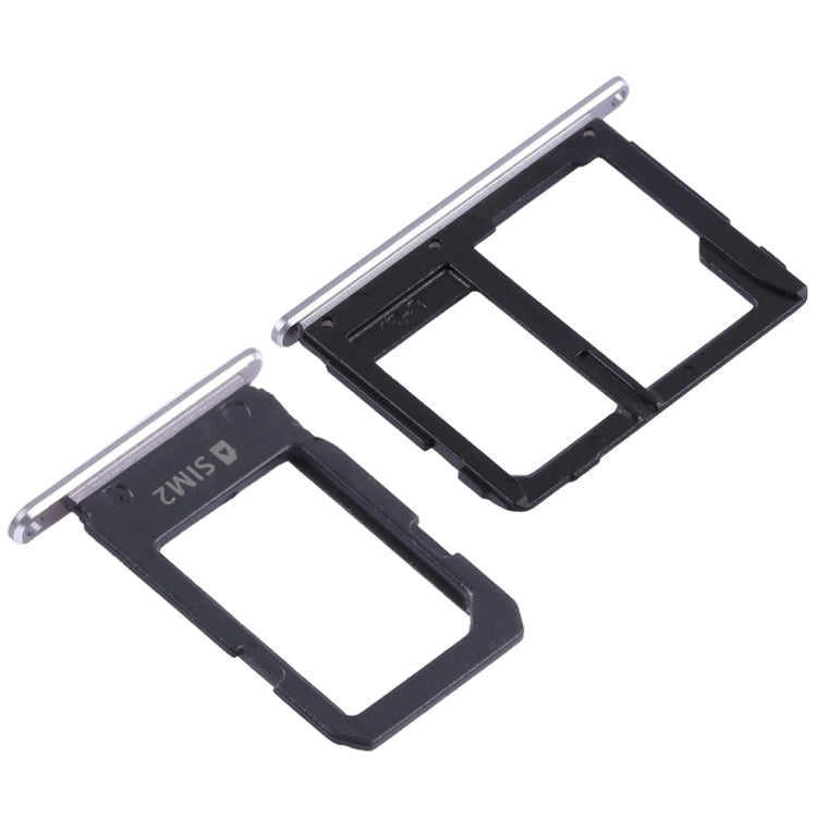 For Galaxy A5108 / A7108 2 SIM Card Tray + Micro SD Card Tray (Grey) - Card Tray by buy2fix | Online Shopping UK | buy2fix